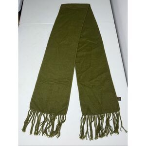 Capchatex Alpaca Olive Green Scarf Size 9” X 70”